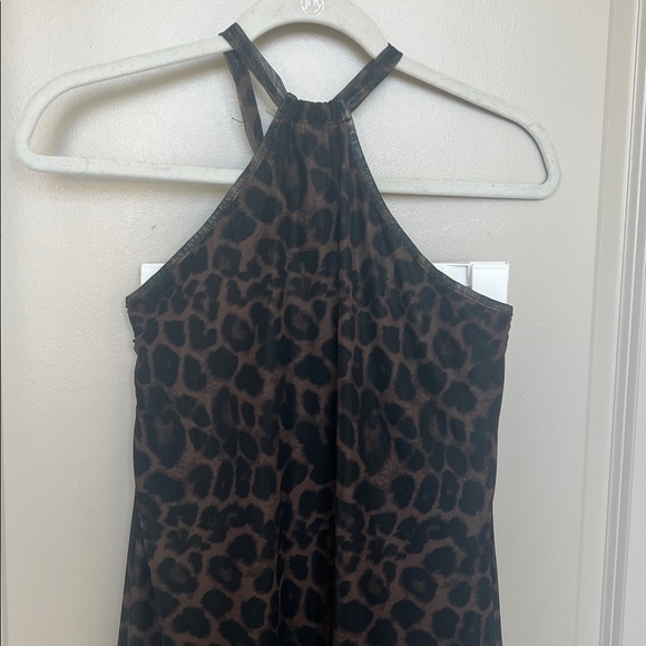 SHEIN Leopard Print Halter Backless A-Line Mini Dress - Picture 5 of 10